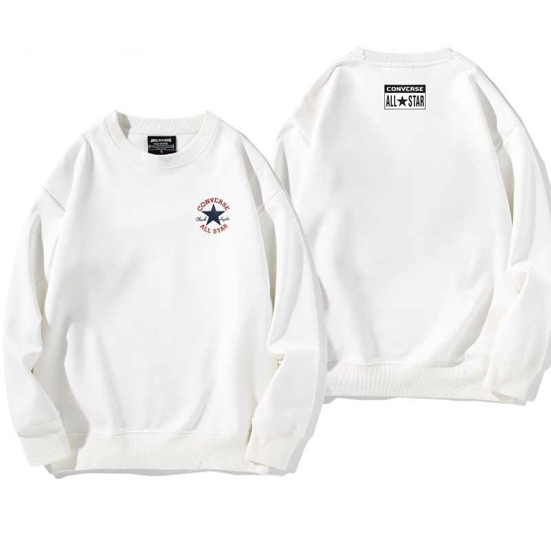 ins映えカジュアルミニマルなデザインフードなしパーカー