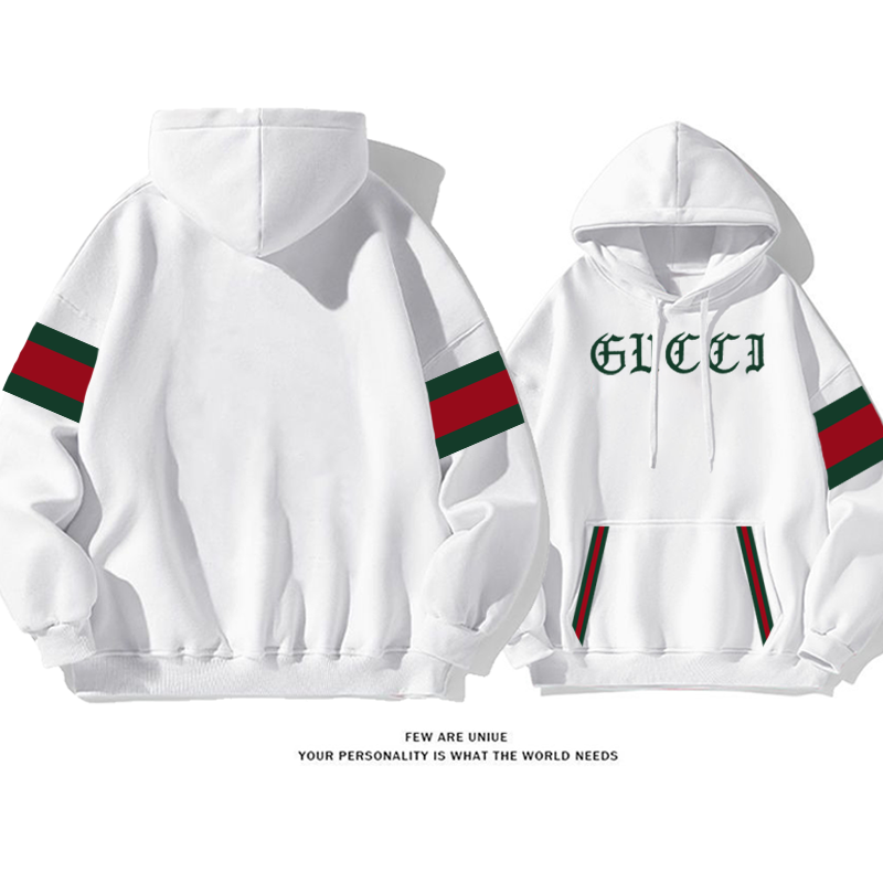 シンプルなデザイン カジュアルスタイル プリント柄フード付きパーカー