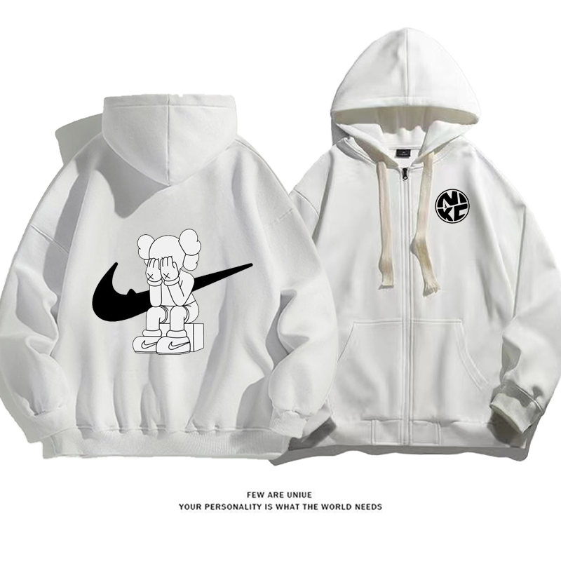 人気爆発超カッコイイプリント柄小衆の設計ゆったりしていてファッションコート