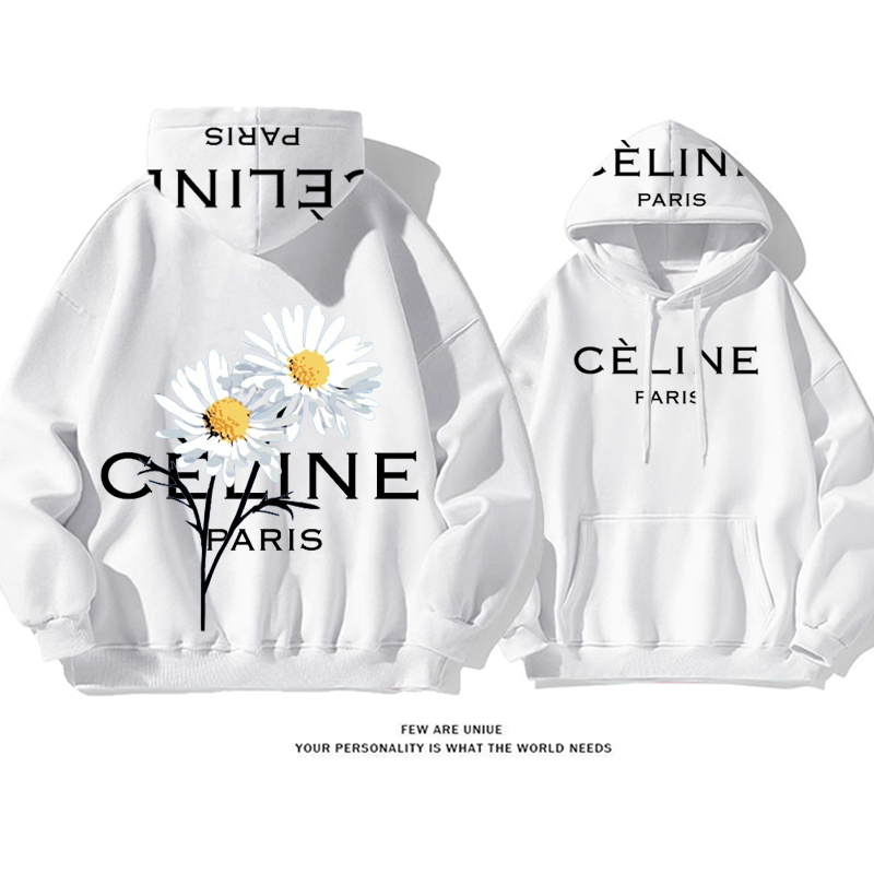 人気のカジュアルなデザインスタイル プリント柄フード付きパーカー