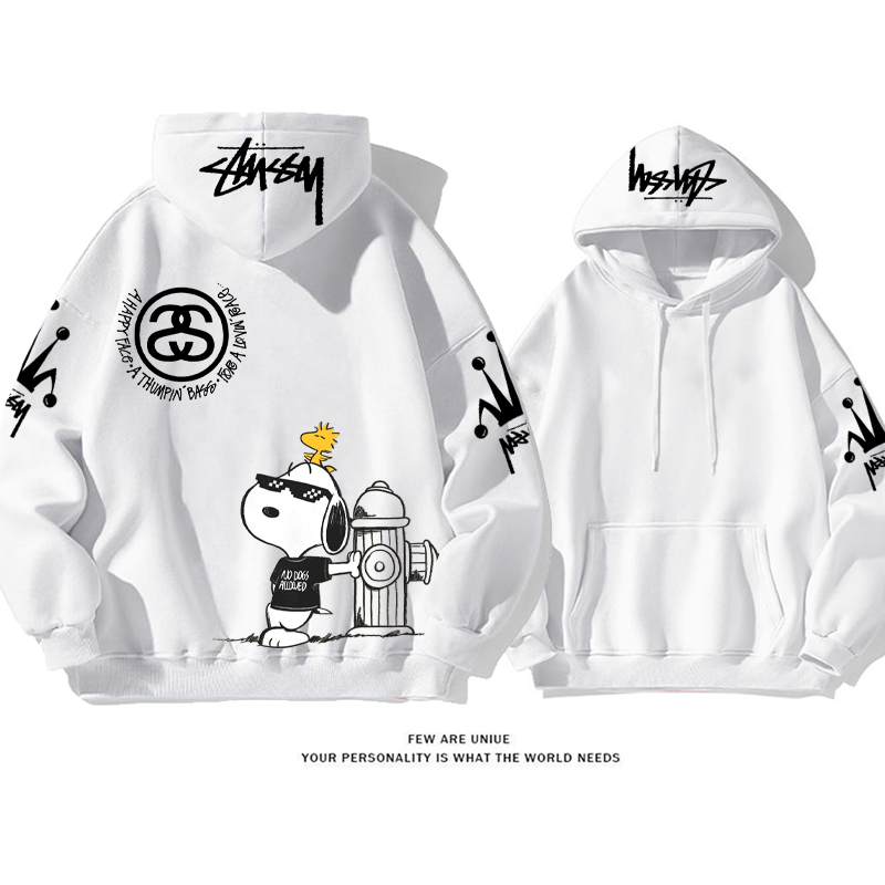 カートゥーントレンドブランドファッションレジャーですパーカー
