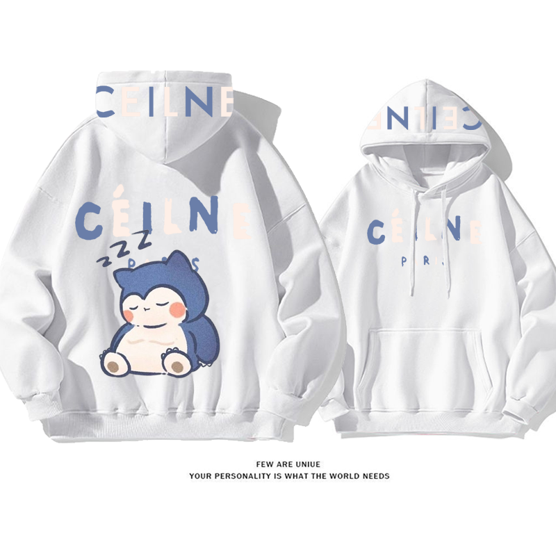 超人気可愛ポケモンプリント柄ins映えカートゥーンファッションパーカー