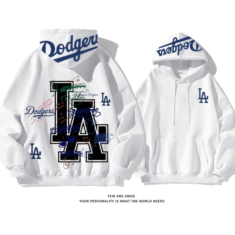 トレンディなブランドのファッションデザイン プリント柄フード付きパーカー