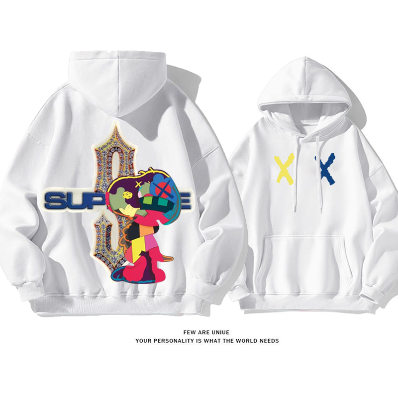 新しいスタイルカラー子犬デザイン性のある超人気カートゥーンファッションパーカー