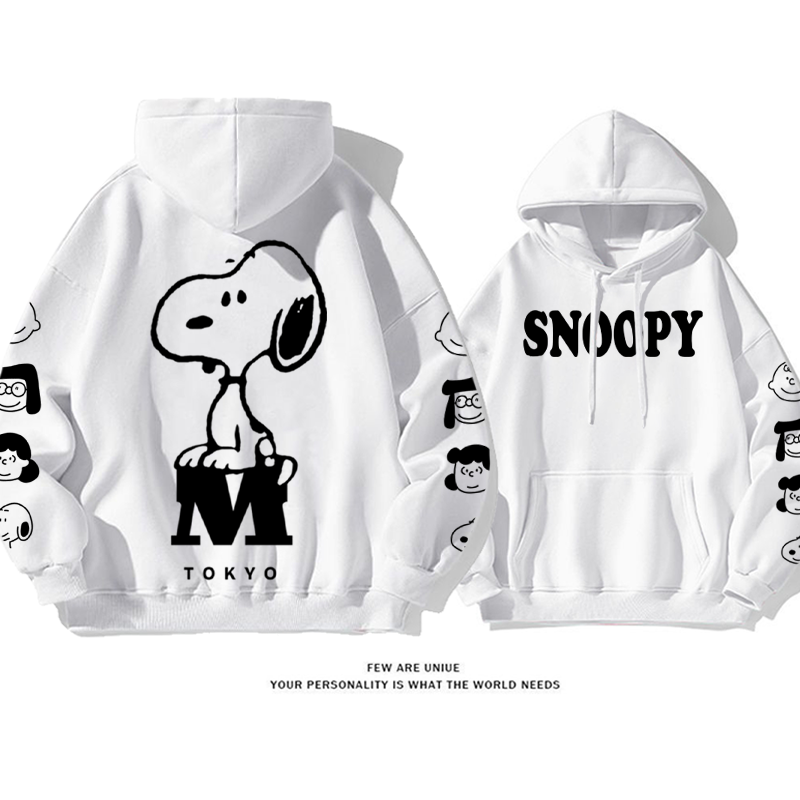 ファッションセンスの高さ かわいい子犬 プリント柄フード付きパーカー