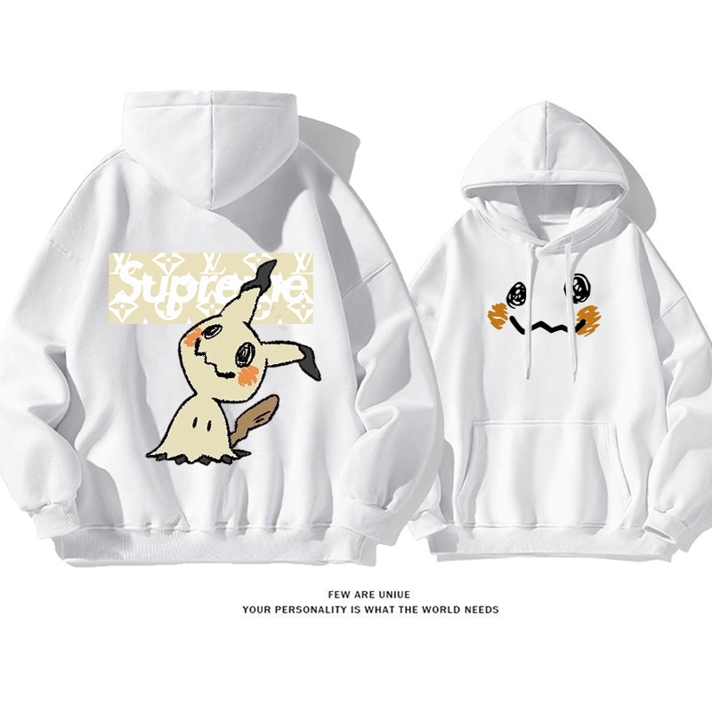 人気爆発小衆の設計精霊カートゥーンプリント柄ポピュラーファッションパーカー