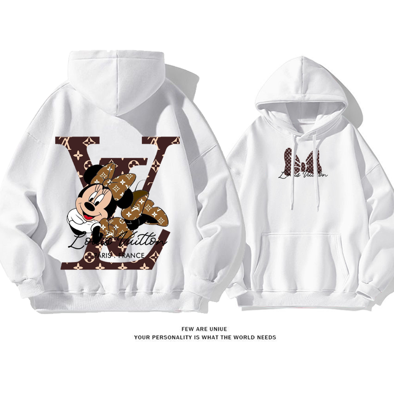 ファッションカートゥーンレジャーですゆったりしていてパーカー