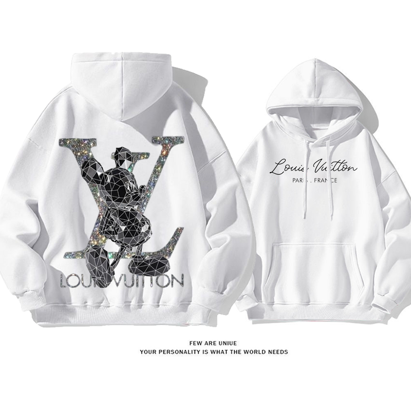 超人気ネズミ匹カジュアルカートゥーンぴかぴか光るファッションパーカー