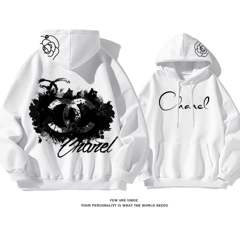 ファッションセンスの高さ 流行のブランド プリント柄フード付きパーカー