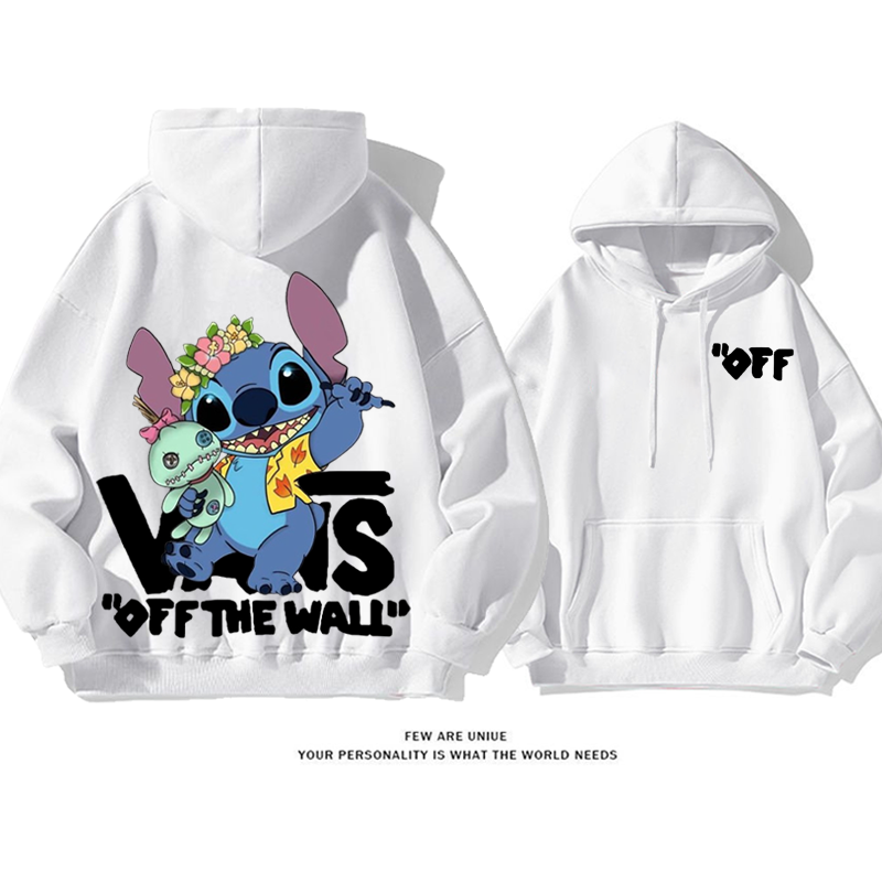 人気のデザイン 踊る子犬 プリント柄フード付きパーカー