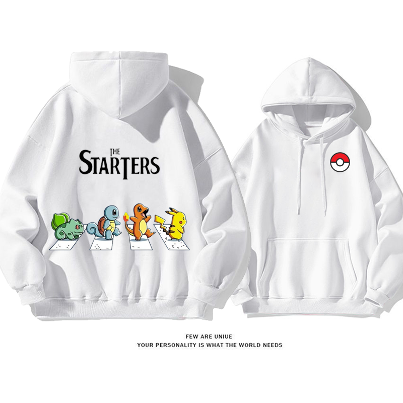 人気爆発ポケモンカートゥーンポピュラー  ファッションパーカー