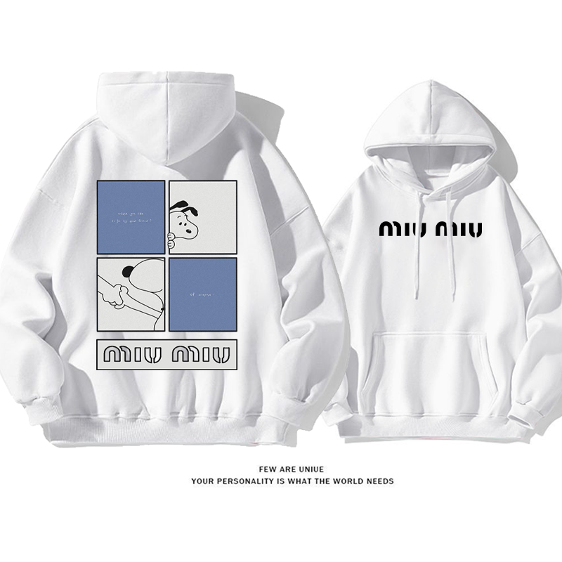 可愛いカートゥーントレンドブランドレジャーですパーカー