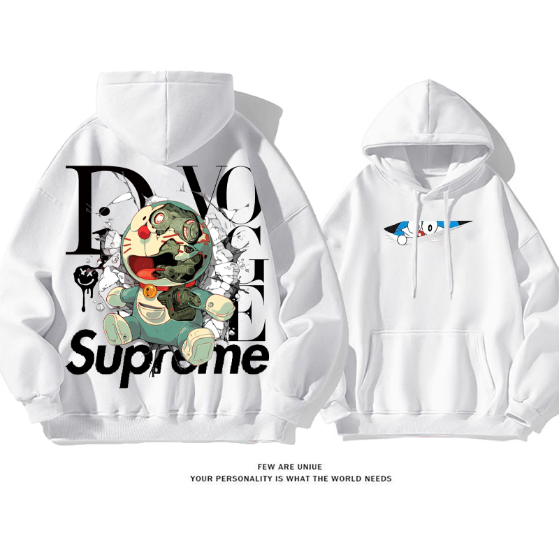 トレンドブランド カートゥーン超カッコイイカジュアル純粋な綿素材パーカー