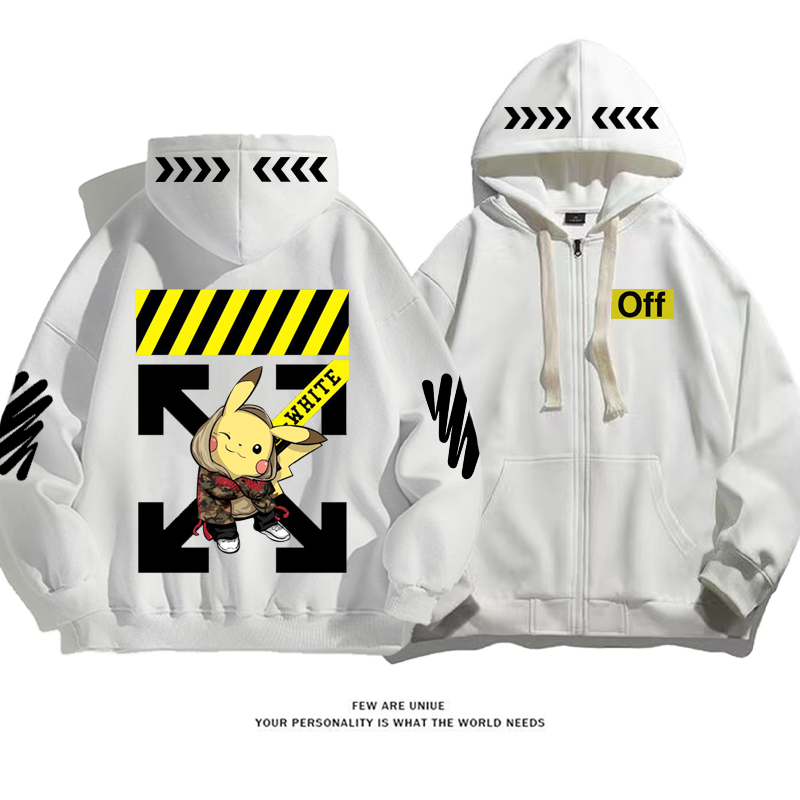 人気爆発超カッコイイカートゥーンプリント柄ポピュラーファッションコート