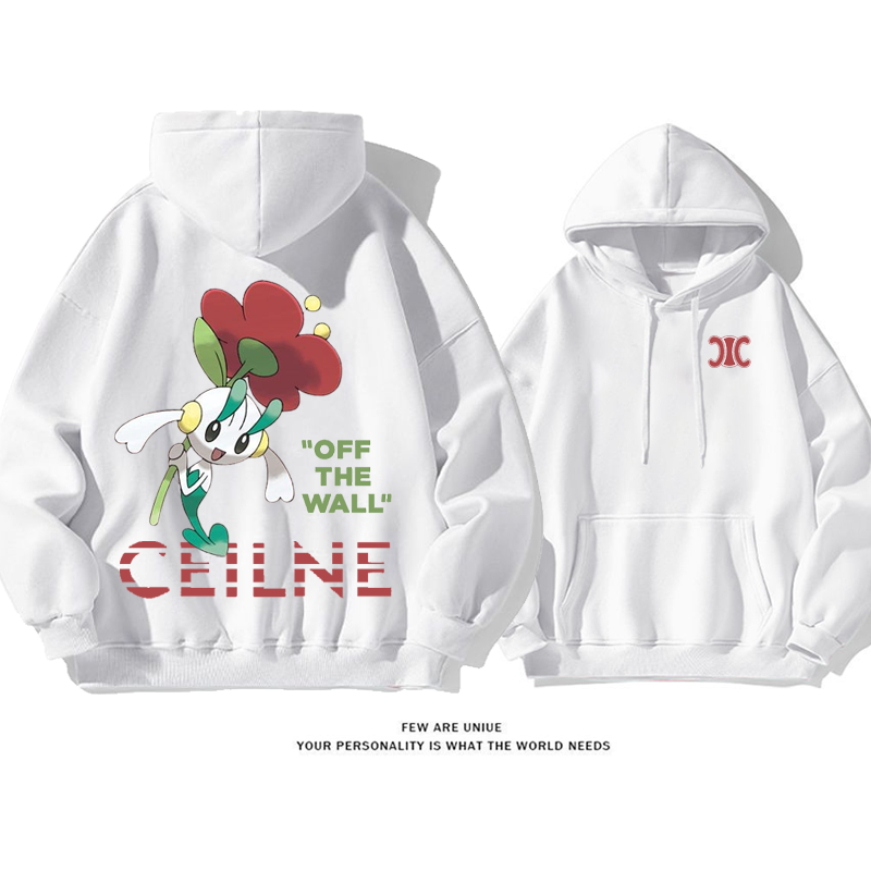 人気爆発花の精超かわいいカートゥーンファッションパーカー