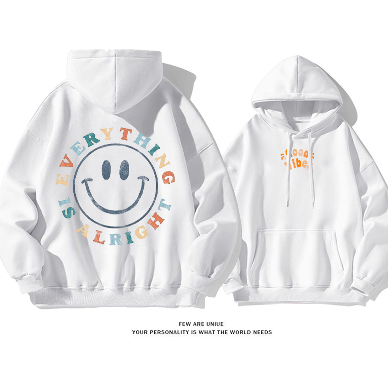 超人気ファッション笑顔です小衆の設計 カジュアルゆったりしていてパーカー