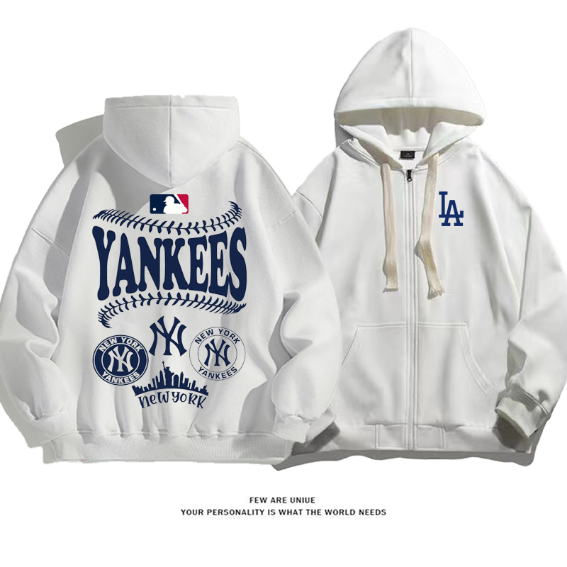 超人気デザイン性のあるポピュラー野球プリント柄ファッションコート