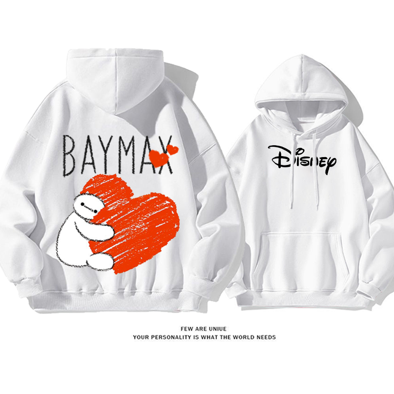 落書きフォント 白い風船 プリント柄フード付きパーカー