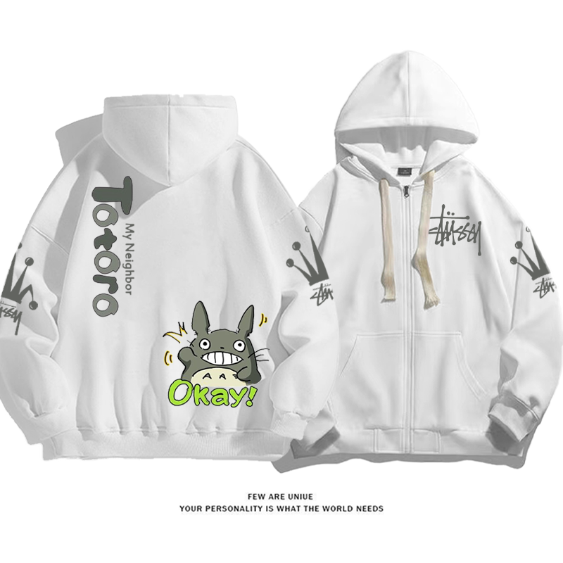 ユニークなデザイン OKと言う猫 カーディガントレーナー