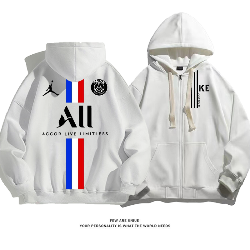 人気爆発スポーツ風デザイン性のあるプリント柄ins映えファッションコート