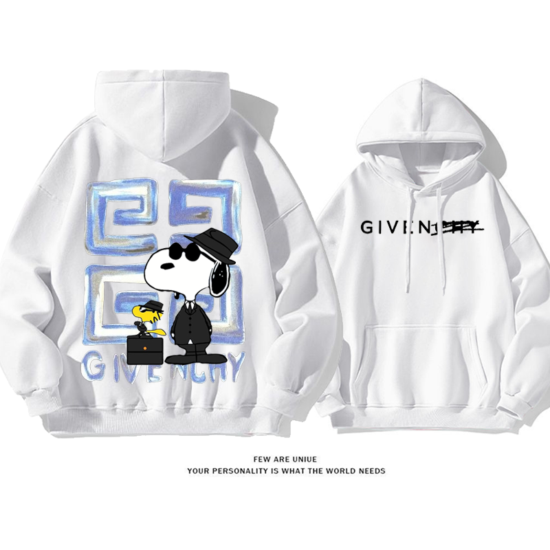 超人気スーツ姿の白い子犬デザイン性のあるファッションパーカー