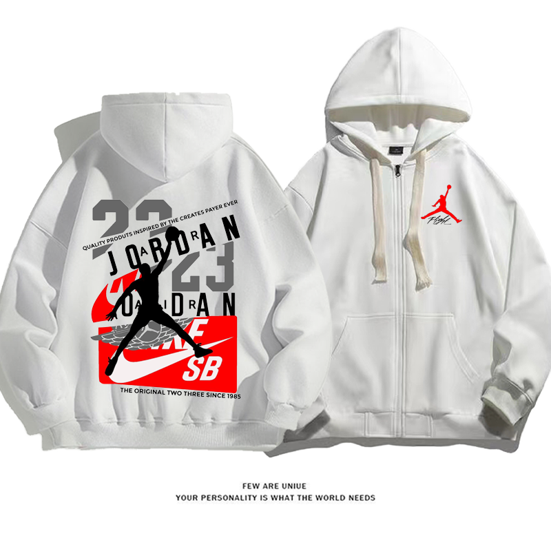 スポーツ風飛人プリント柄超カッコイイファッションコート