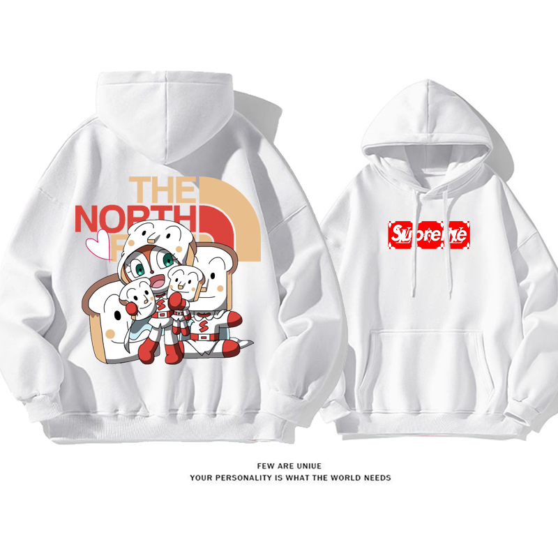 ファッション人気商品 カートゥーンプリント柄カジュアルパーカー