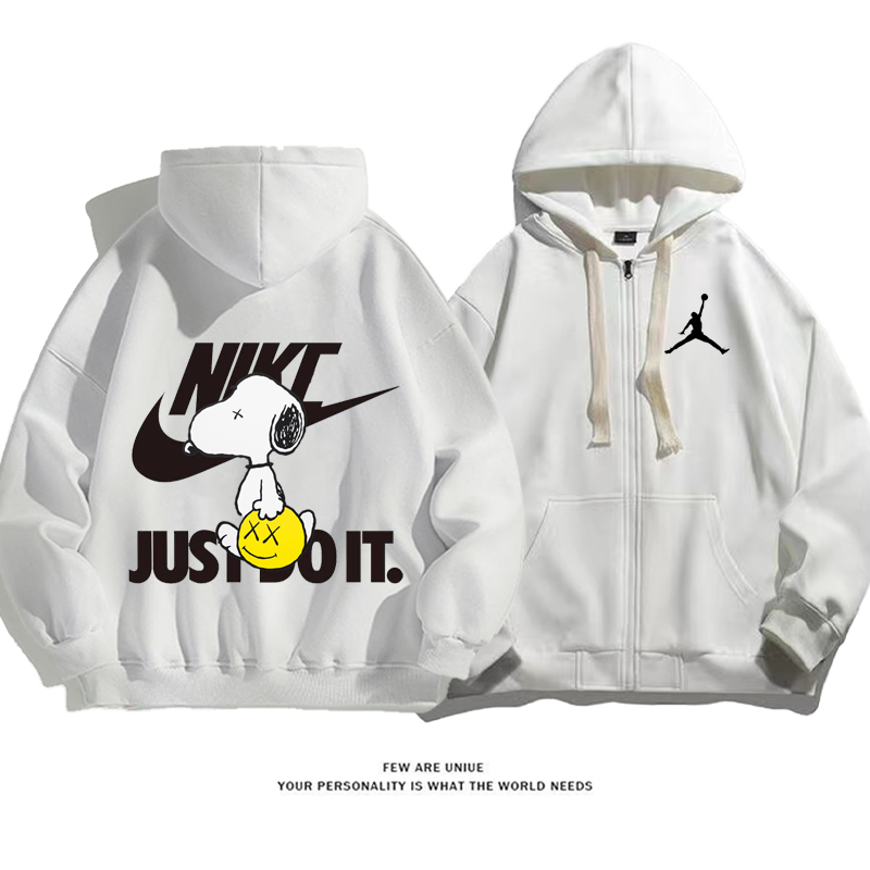 スポーツ風白い子犬カートゥーン着心地がよいins映え超人気ファッションコート