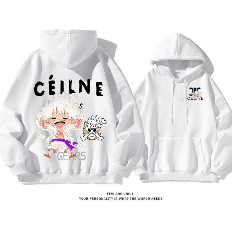 超人気白髪の男小衆の設計プリント柄アニメのファッションパーカー