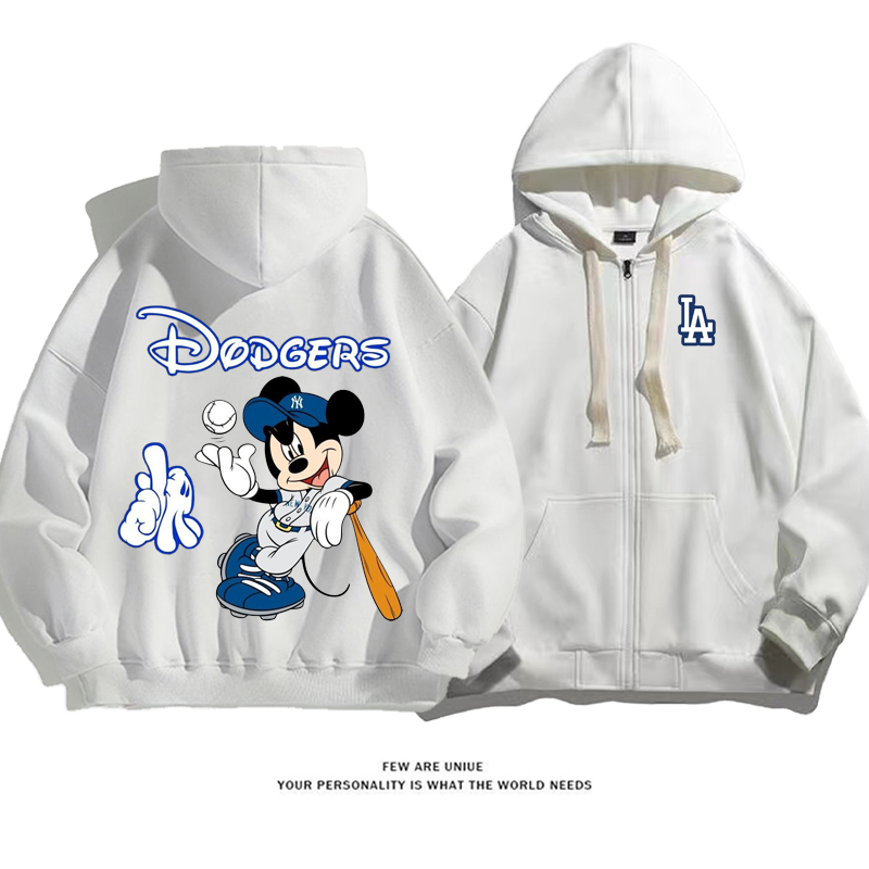 人気爆発カートゥーン野球プリント柄超カッコイイファッションコート