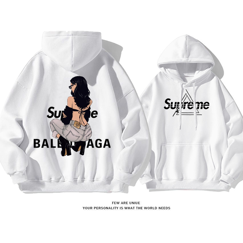 韓国ファッションギャルですレジャーですファッション純粋な綿素材パーカー