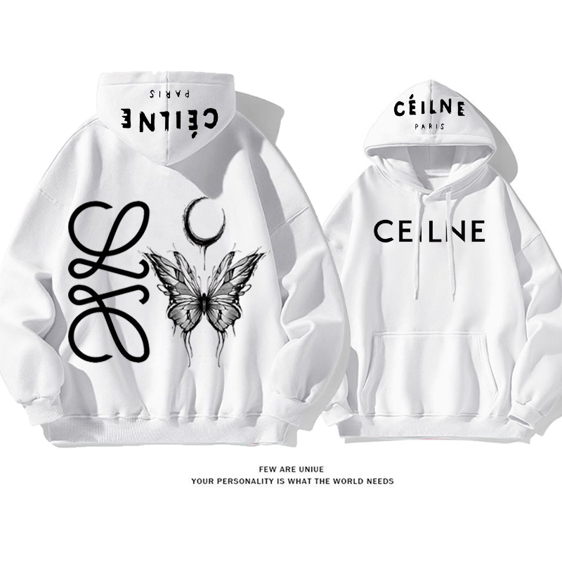 人気爆発ins映えデザイン性のある蝶プリント柄ファッションパーカー