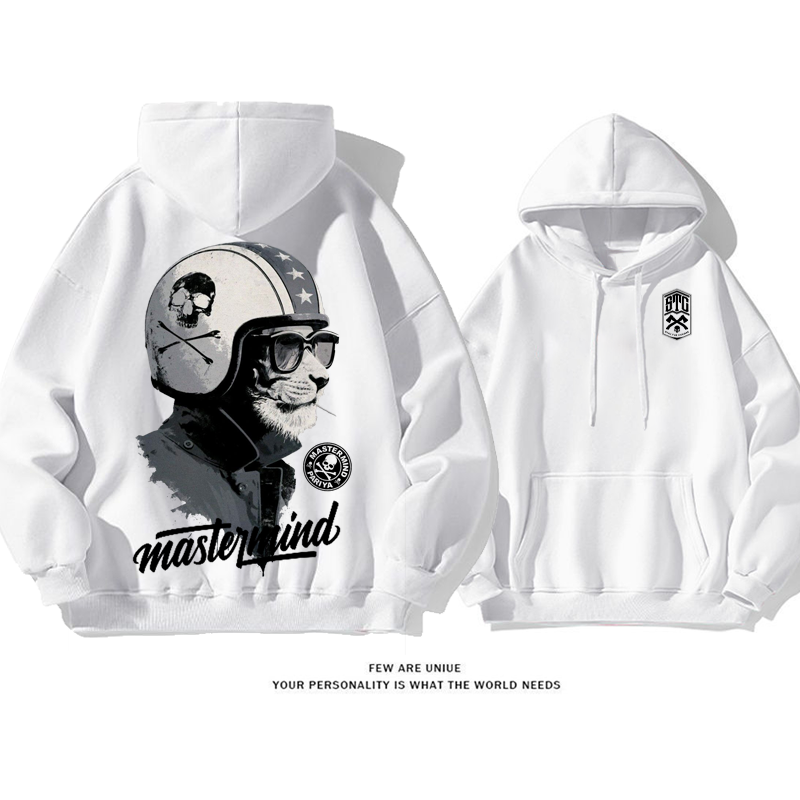 ファッションPUNKユニークゆったりしていてパーカー