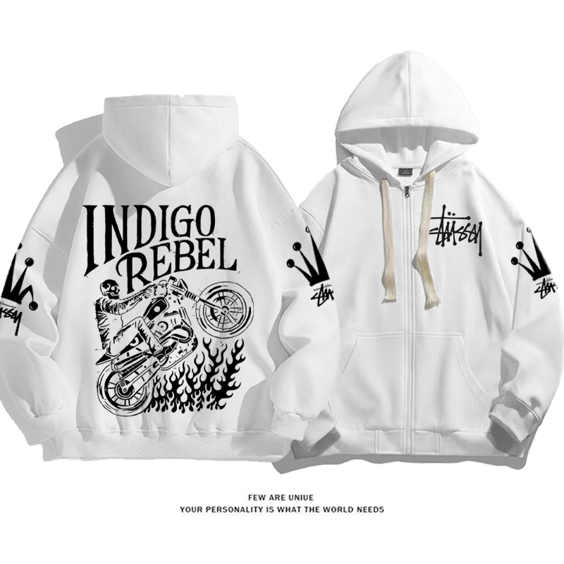 パーソナライズされたデザイン ウィル・オ・ザ・ウィスプのスケルトン カーディガントレーナー