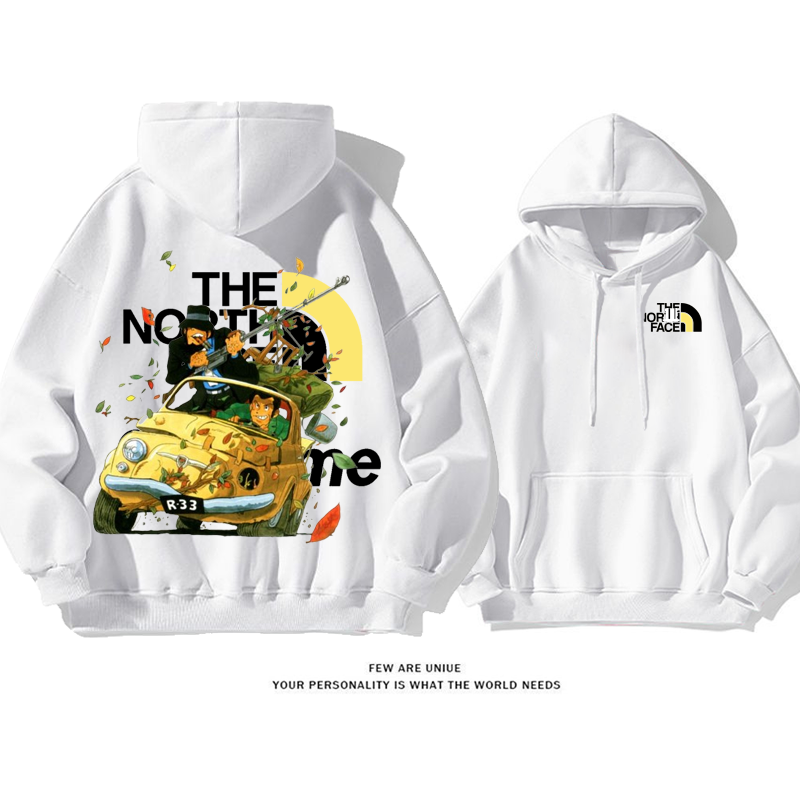 デザイン性のあるカジュアル人気爆発アニメのファッションパーカー