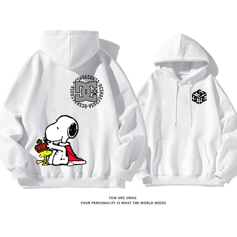 超人気カジュアル白い子犬ins映え小衆の設計ルーズフィットデザインファッションパーカー