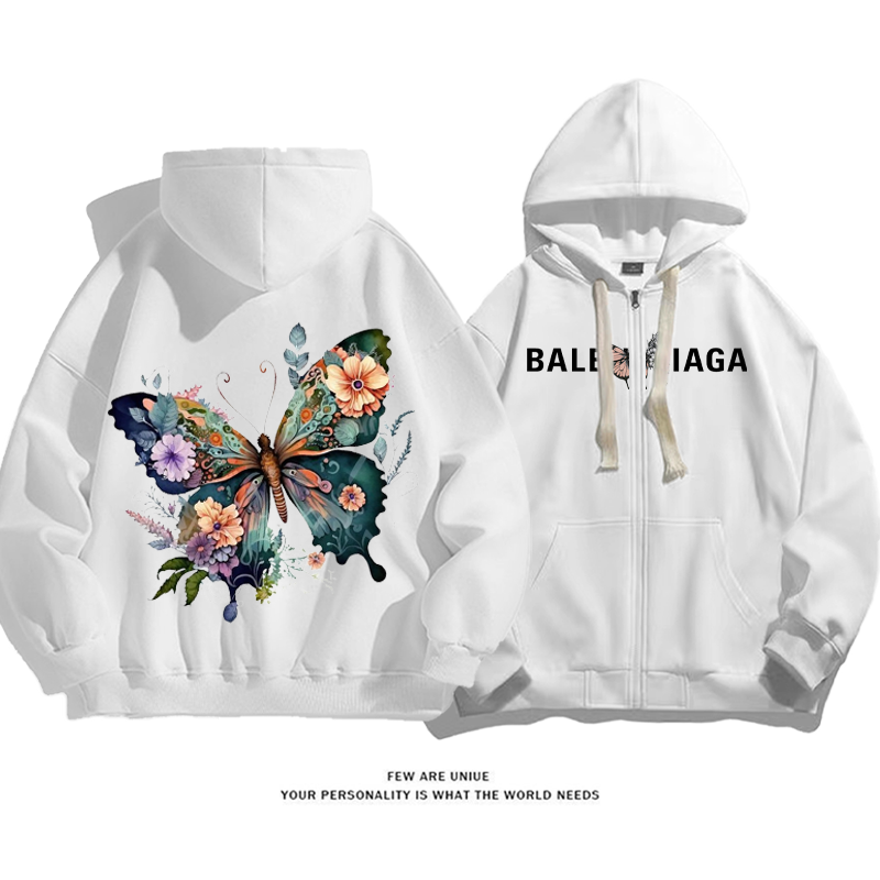 人気のデザイン 花蝶 カーディガントレーナー