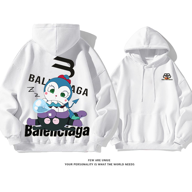 人気アニメキャラクターが可愛くてぐっすり眠る高級プリントスウェットシャツ