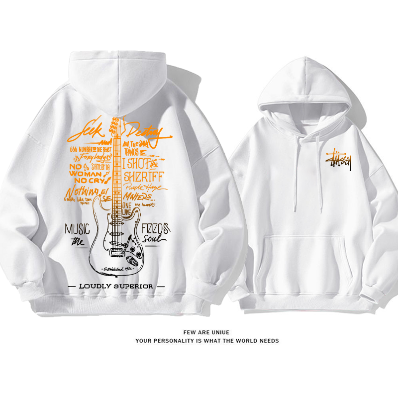 超カッコイイギターですストリートアドバンスドゆったりしていてパーカー