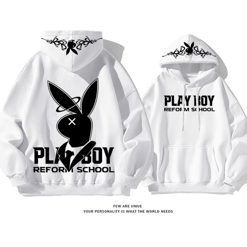 ファッションセンスの高さ 流行のブランド プリント柄フード付きパーカー