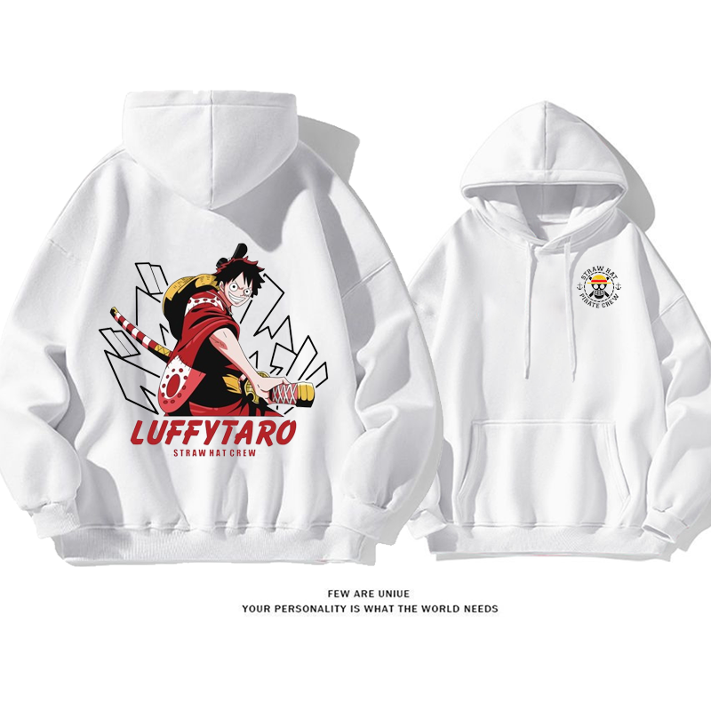 人気爆発超カッコイイ麦わら帽子の男アニメのファッションパーカー