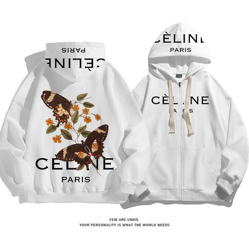 ハイファッションセンス 蝶  カーディガントレーナー