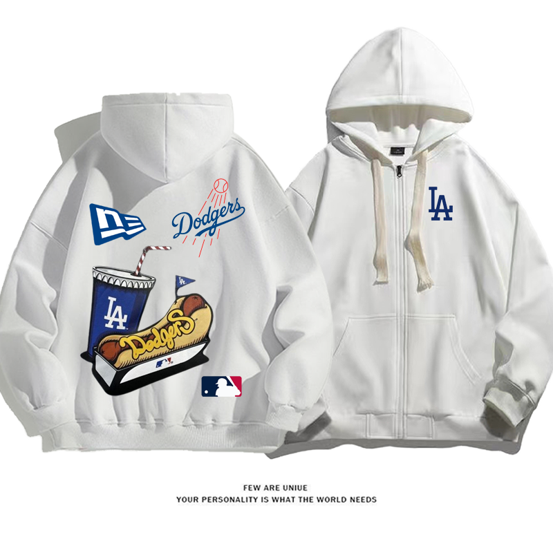 うんどうふうデザイン性のある野球プリント柄ins映えファッションコート