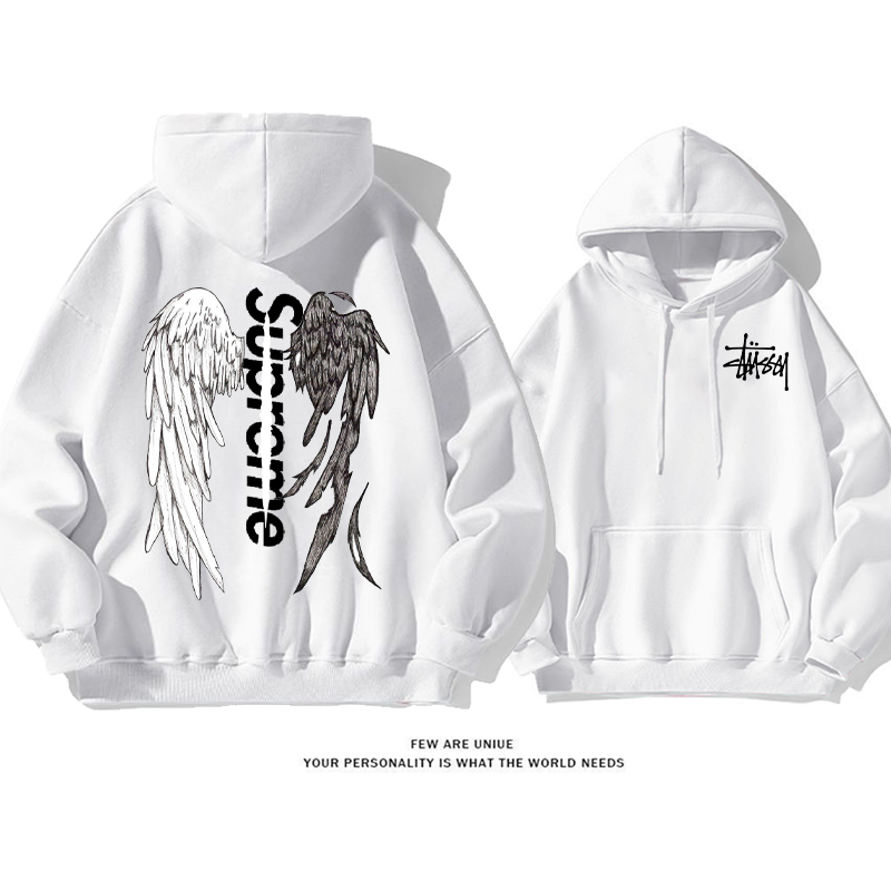 ファッショントレンドブランドカジュアルアドバンスド羽です 純粋な綿素材パーカー