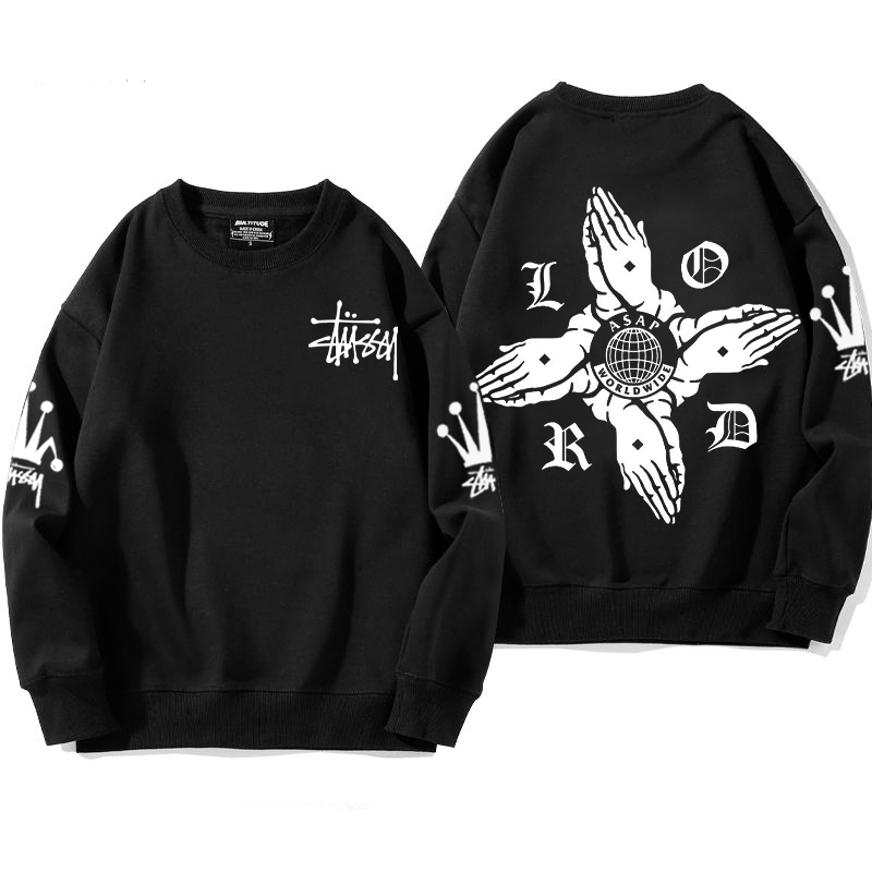 小衆の設計 高級感 プリント柄フードなしパー