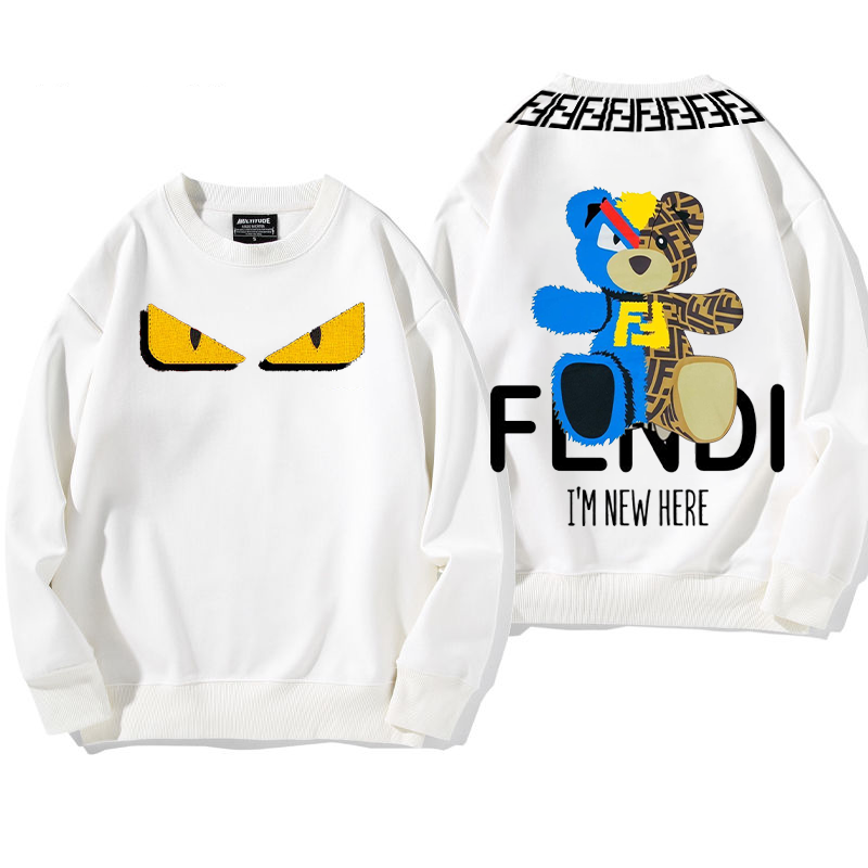 パーソナライズされたデザイン クマ フードなしパーカー