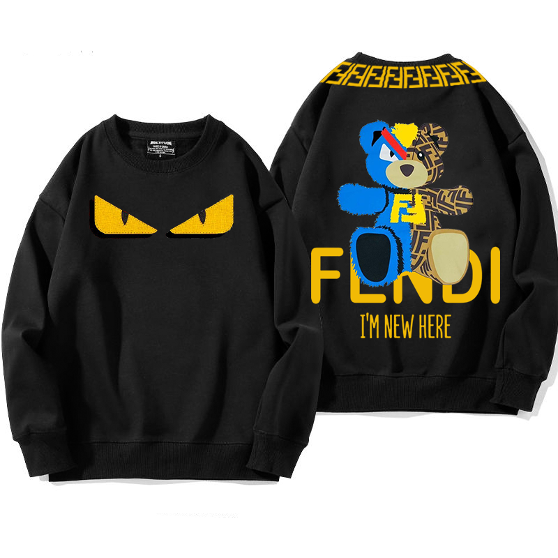 パーソナライズされたデザイン クマ フードなしパーカー