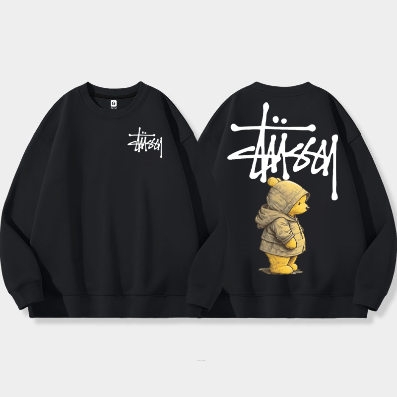 迷いました小熊レジャーですファッションなしパーカー