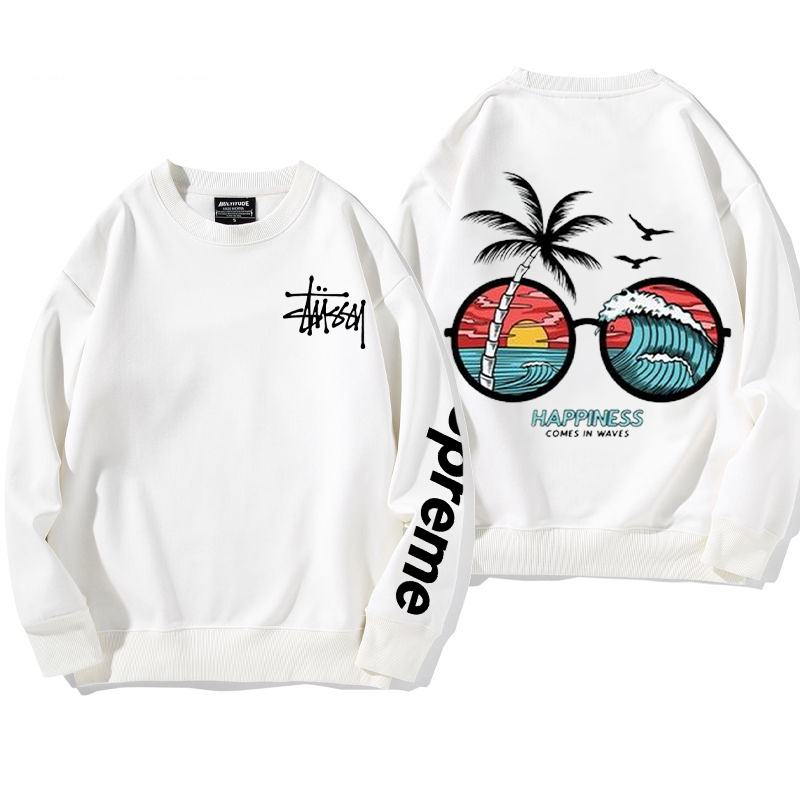 カジュアルリゾートスタイル ラウンドフレームのメガネ フードなしパー