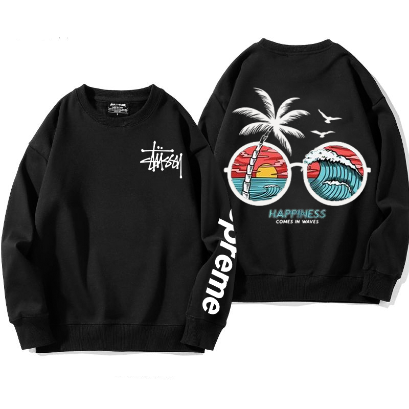 カジュアルリゾートスタイル ラウンドフレームのメガネ フードなしパー